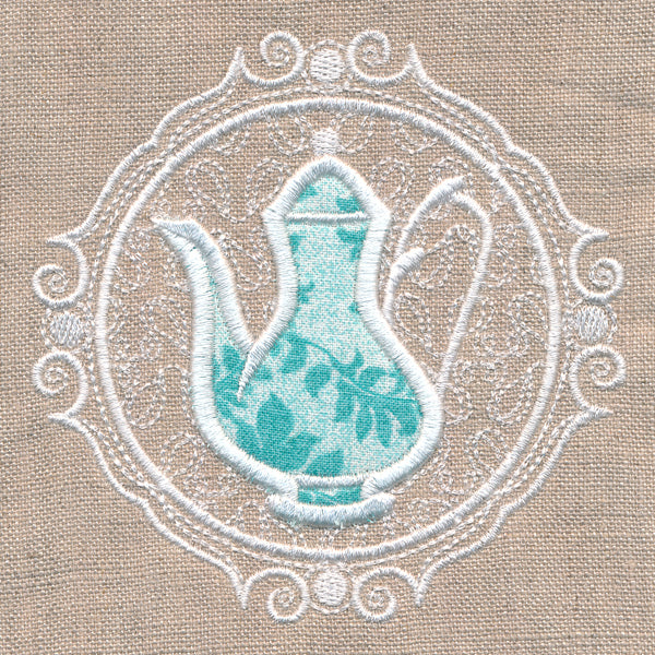 Teapot Cameo (Applique) - Image 5