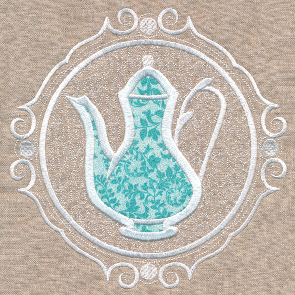 Teapot Cameo (Applique) - Image 6