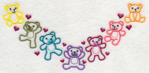 Teddy Bears Neckline (V-Neck) - Image 2