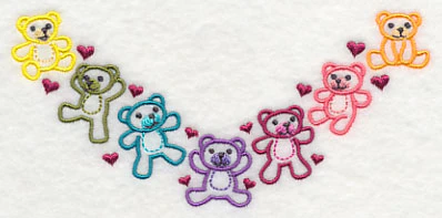 Teddy Bears Neckline (V-Neck) - Image 3
