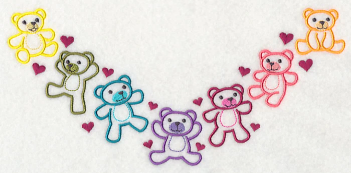 Teddy Bears Neckline (V-Neck) - Image 4