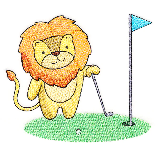 Tee Time Lion - Image 2