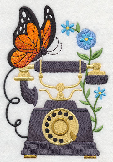 Telephone with Butterfly - Image 2