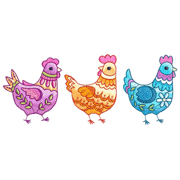 Textured and Fancy Chicken Trio - Image 5