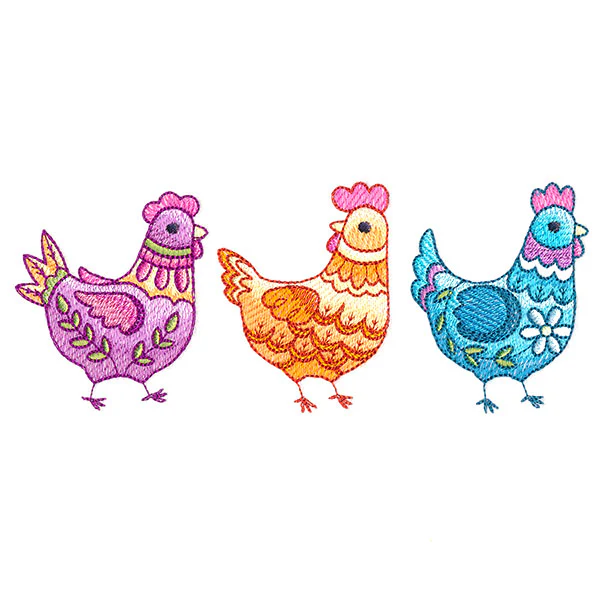 Textured and Fancy Chicken Trio - Image 7
