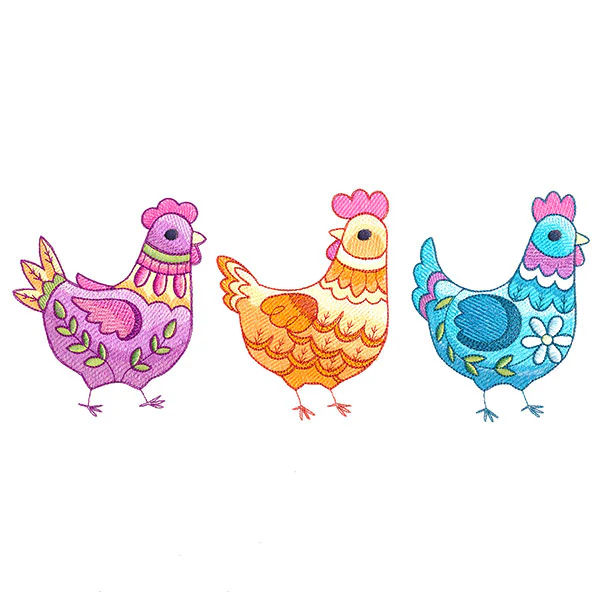 Textured and Fancy Chicken Trio - Image 9