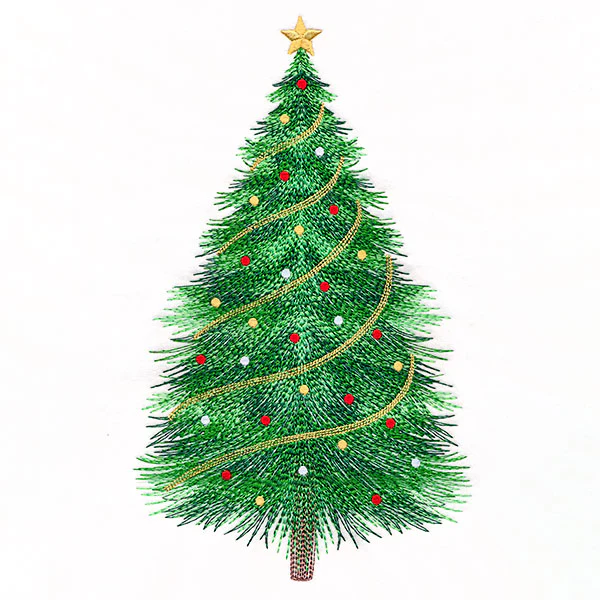 Textured and Lovely Christmas Tree