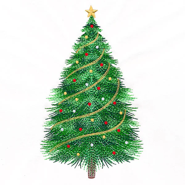 Textured and Lovely Christmas Tree - Image 2