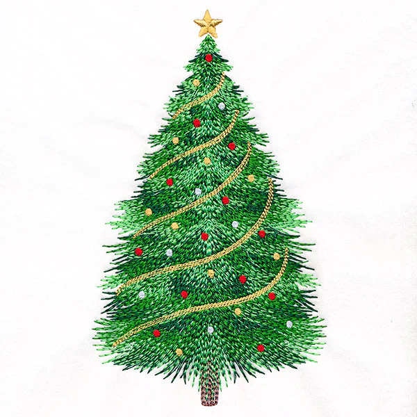 Textured and Lovely Christmas Tree - Image 3