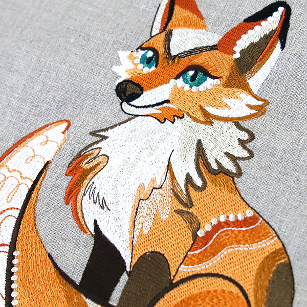 Textured Autumn Fox - Image 2