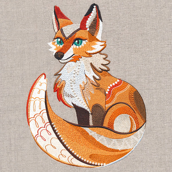 Textured Autumn Fox - Image 7
