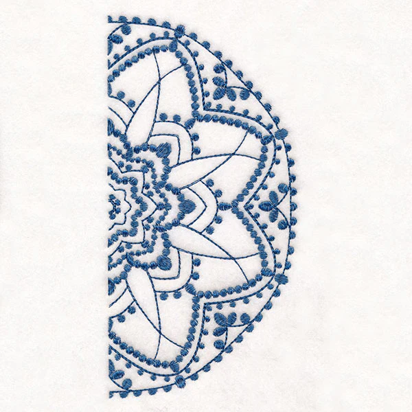 Textured Beauty Half Mandala - Image 3
