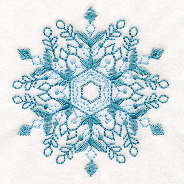 Textured & Delicate Snowflake 1 - Image 5