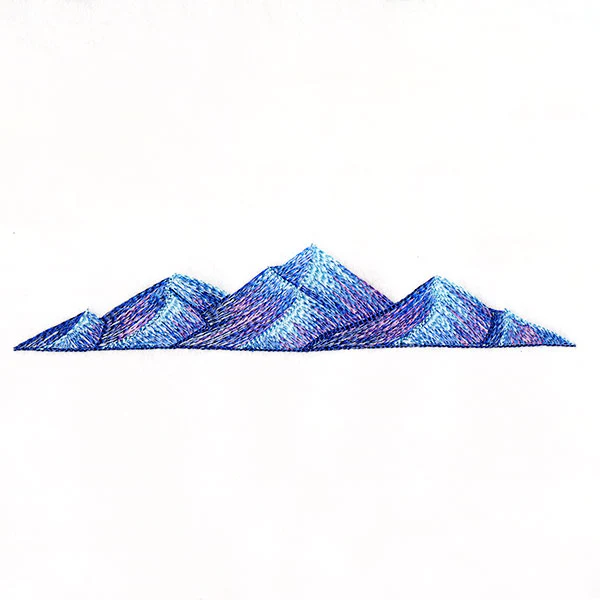 Textured Mountain Border - Image 3