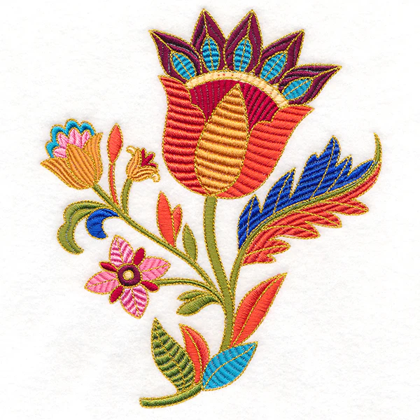 Textured Traditions Jacobean Bouquet - Image 3