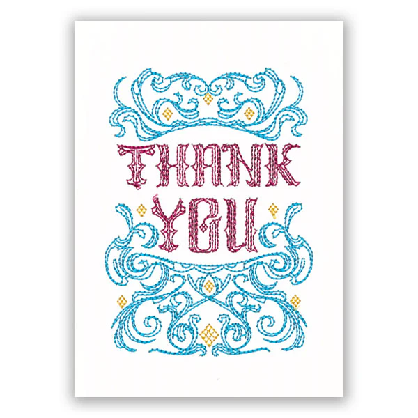 Thank You in Filigree (Cardstock) - Image 3