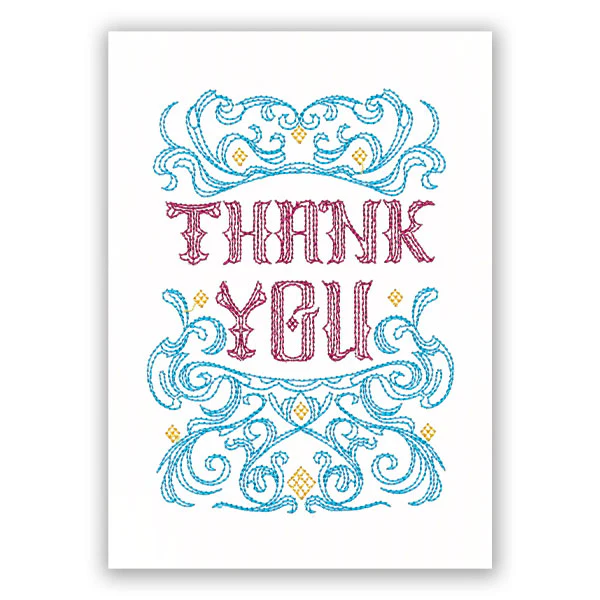 Thank You in Filigree (Cardstock) - Image 5