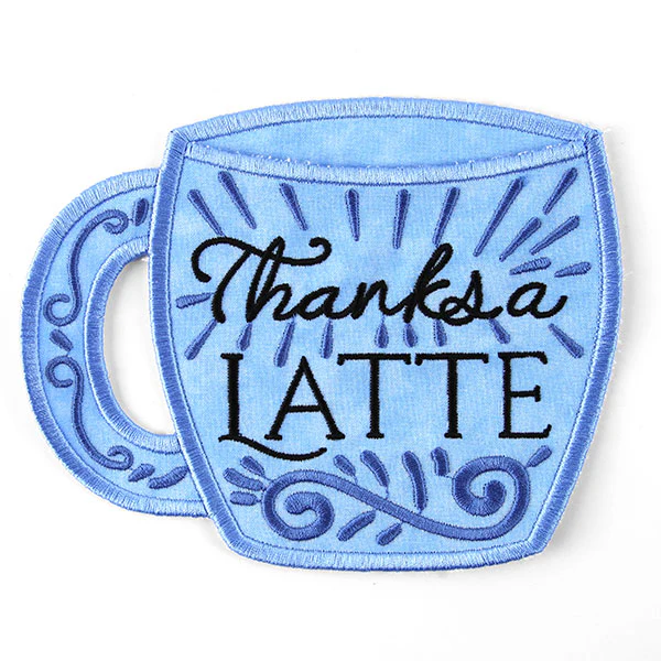 Thanks a Latte Gift Card Holder (In-the-Hoop) - Image 2