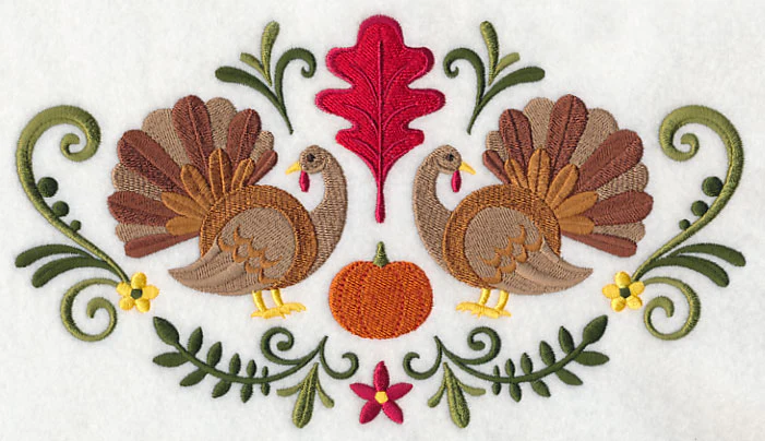 Thanksgiving Folk Art Spray - Image 2