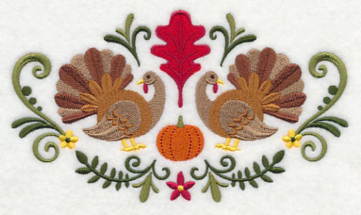 Thanksgiving Folk Art Spray - Image 4