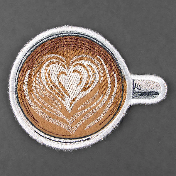 The Art of Latte Love Coaster (In-the-Hoop) - Image 3