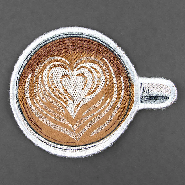 The Art of Latte Love Coaster (In-the-Hoop) - Image 6