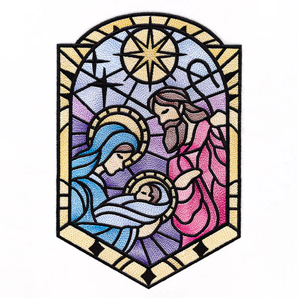 The Holy Family in Stained Glass - Image 8