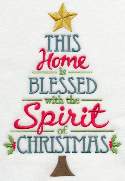 This Home is Blessed Christmas Tree - Image 2