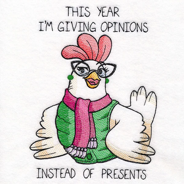 This Year I'm Giving Opinions Instead of Presents Chicken - Image 2