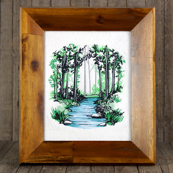 Through the Woods Creek Scene - Image 6