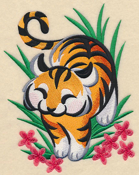 Tiger in Asian Watercolor - Image 4