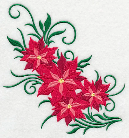 Tis the Season Poinsettia Spray - Image 3