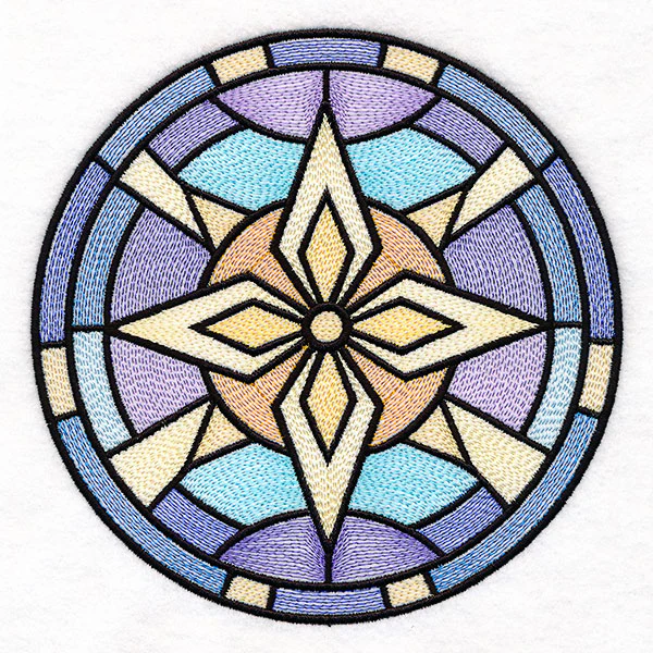 'Tis the Season Stained Glass Circle - Star - Image 3