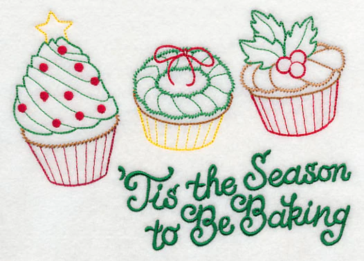 Tis the Season to be Baking Cupcakes (Vintage) - Image 3