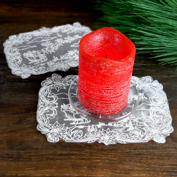 To All a Good Night Doily (Organza) - Image 6