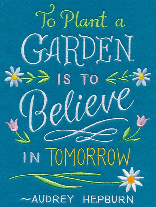 To Plant A Garden
