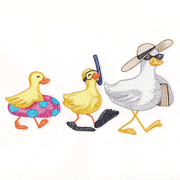 To the Beach Duck Border - Image 3