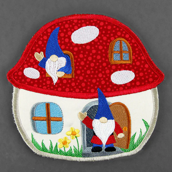 Toadstool Gnome House Trivet (In-the-Hoop) - Image 3