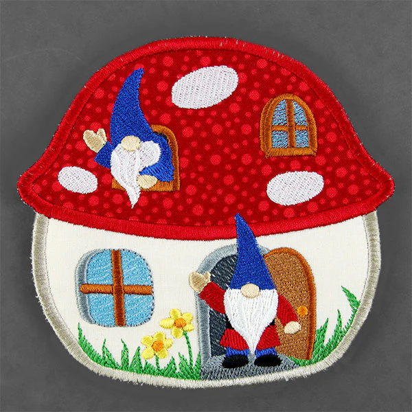 Toadstool Gnome House Trivet (In-the-Hoop) - Image 5