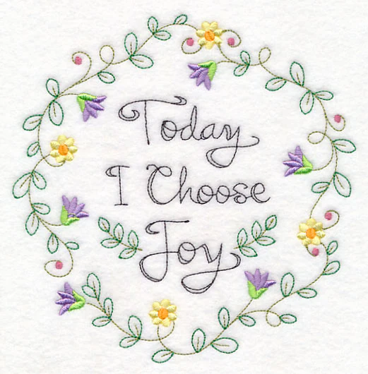 Today I Choose Joy Wreath (Vintage) - Image 2