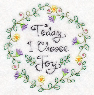 Today I Choose Joy Wreath (Vintage) - Image 4