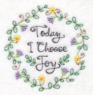 Today I Choose Joy Wreath (Vintage) - Image 5