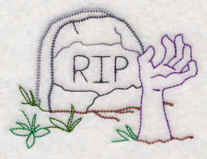 Tombstone with Zombie Hand (Vintage) - Image 4