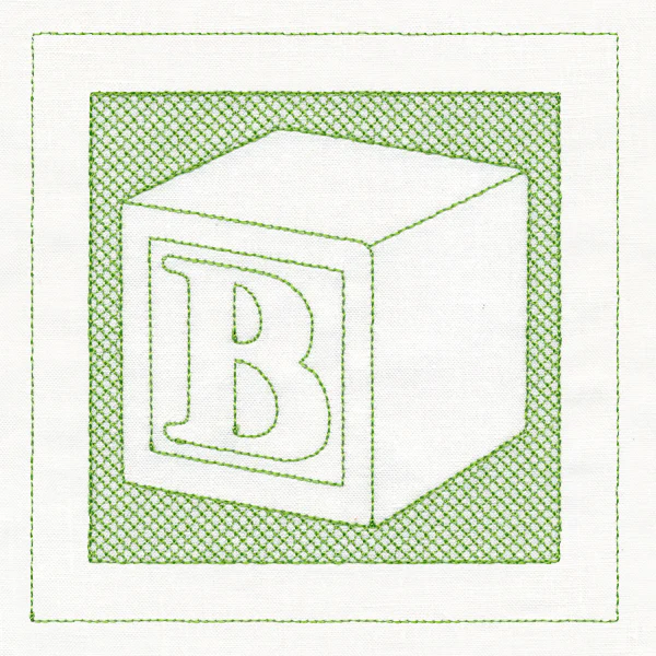 Toy Letter Block (Trapunto) - Image 4