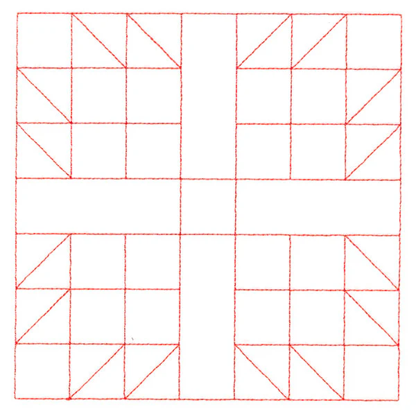 Traditional Quilting - Bear Paw (Double Run) - Image 3