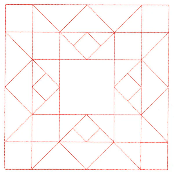 Traditional Quilting - Christmas Star (Double Run)