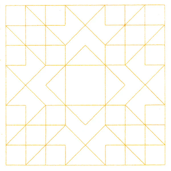 Traditional Quilting II - Arrow Crown (Double Run)