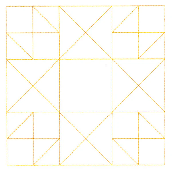 Traditional Quilting II - Crown of Thorns (Double Run) - Image 2