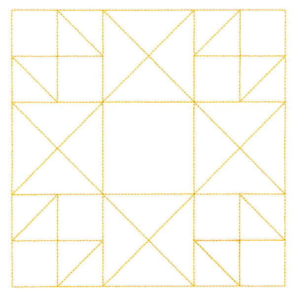 Traditional Quilting II - Crown of Thorns (Double Run) - Image 3