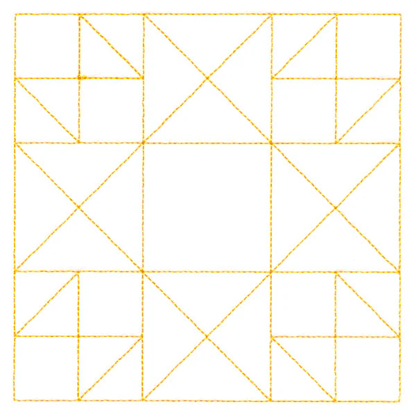 Traditional Quilting II - Crown of Thorns (Double Run) - Image 4